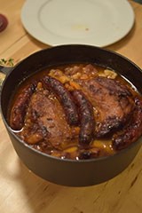 鴨のコンフィ、トゥールーズソーセージ、豚バラ肉のカスレ (FUJII LABEL)