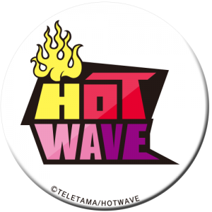 HOT WAVE 缶バッジ 500 円（税込)